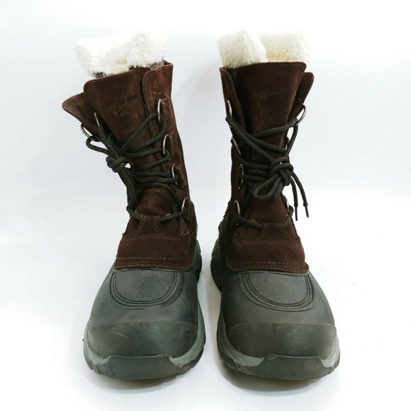 Lands' End Shoes Lands End Mens 394765 Leather Snow Pack Boots D Poshmark